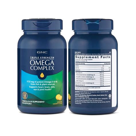 gnc triple strength omega complex price|GNC triple strength dha 1000.